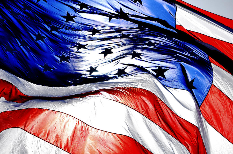 American-Flag-in-the-Sun